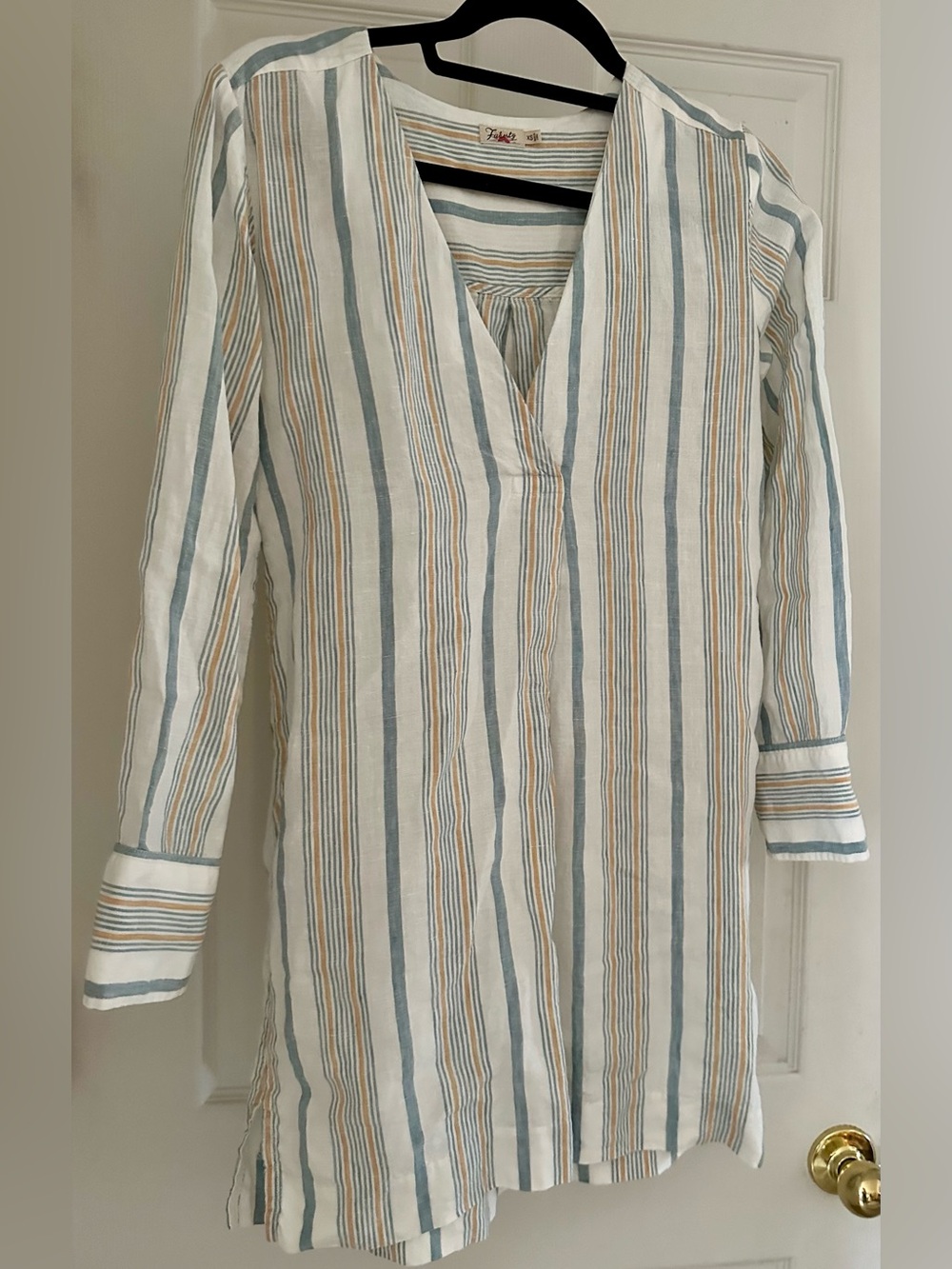 Tunic / Cover Up, LINEN Super Cute!-Faherty - size XS